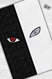 Homshtag Mangekyo Rinnegan Dokuma Tabanlı Yıkanabilir Kaymaz Anime Severler Halısı