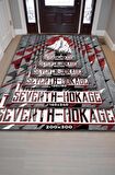 Homshtag Yedinci Hokage Oldum Dokuma Tabanlı Yıkanabilir Kaymaz Anime Severler Halısı