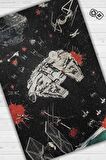 Homshtag Carguero Ligero Dokuma Tabanlı Yıkanabilir Kaymaz Star Wars Film Halısı