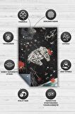 Homshtag Carguero Ligero Dokuma Tabanlı Yıkanabilir Kaymaz Star Wars Film Halısı