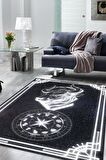 Homshtag Boğa Burcu Pamuklu Dokuma Tabanlı Yıkanabilir Dekoratif Halı