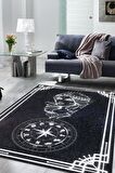 Homshtag Başak Burcu Pamuklu Dokuma Tabanlı Yıkanabilir Dekoratif Halı
