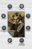 Homshtag Beethoven Pamuklu Dokuma Tabanlı Yıkanabilir Kaymaz Dekoratif Halı