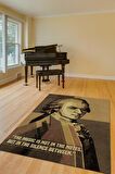 Homshtag Mozart Pamuklu Dokuma Tabanlı Yıkanabilir Kaymaz Dekoratif Halı