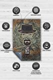 Homshtag Adımı Söyle Tabanlı Yıkanabilir Breaking Bad Halısı