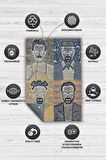 Homshtag Dönüşüm Tabanlı Yıkanabilir Breaking Bad Halısı