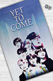 Homshtag Yet to Come BTS Pamuklu Dokuma Tabanlı Yıkanabilir Dekoratif Halı