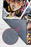 Homshtag Jojo Dokuma Tabanlı Yıkanabilir Kaymaz Anime Severler Halısı