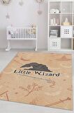 Homshtag Küçük Sihirbaz Dokuma Tabanlı Yıkanabilir Kaymaz Harry Potter Film Çocuk Odası Halısı