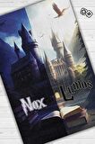 Homshtag Lumos Nox Dokuma Tabanlı Yıkanabilir Kaymaz Harry Potter Film Halısı
