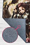 Homshtag Demon Slayer Dokuma Tabanlı Yıkanabilir Kaymaz Anime Severler Halısı