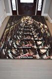 Homshtag Demon Slayer Dokuma Tabanlı Yıkanabilir Kaymaz Anime Severler Halısı