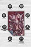 Homshtag Freddie Mercury Dokuma Tabanlı Yıkanabilir Kaymaz Dekoratif Halı