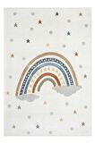 Konfor Bohem Kids Rainbow Modern Dokuma Çocuk Halısı