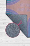 Homshtag Parla, Pastel Renkli Oturma Odası Halısı, Mid-Century Halı, Pastel Çocuk Odası Halısı, Modern Çok Renkli Mutfak Halısı, Pamuklu Dokuma Tabanlı Yıkanabilir Dekoratif Home Salon Halısı