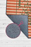Homshtag Kampçı, Karavan Halısı, Çizgili Minimalist Halı, Çadır Halısı, Kampçı Halısı, Seyahat Temalı Halı, Pamuklu Dokuma Tabanlı Yıkanabilir Dekoratif Halı