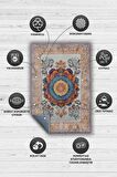 Homshtag Mandala Halısı,Meditasyon Temalı Renkli Halı,Madala Desenli Çiçekli Vintage Halı,Yoga Halısı,Sipiritüel Halı