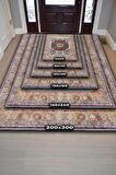 Homshtag Mandala Halısı,Meditasyon Temalı Renkli Halı,Madala Desenli Çiçekli Vintage Halı,Yoga Halısı,Sipiritüel Halı
