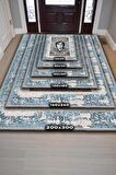 Homshtag John Lennon ,Modern Çiçek Desenli Art Deco Vintage Halı,Çok Renkli Maksimalist Halı