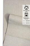 Rusticana 3106 Naturel Jüt Halı Modern Örme Yolluk Kilim