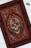 Homshtag Kuru Kafa Figürlü Korku Temalı Salon Halısı Gotik Çok Renkli Oturma Odası Halı Konsept Halı
