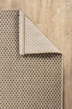 Sisaluna 4442 Bej Jüt Tabanlı Modern Dokuma Kilim Sisal Hasır Halı