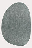 Konfor Halı Tema 9037 Yeşil Sisal Hasır İç Dış Mekan Kilim Dekoratif Bahçe Balkon Salon Halısı