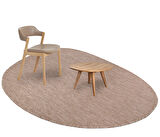 Konfor Halı Tema 9040 Bej Sisal Hasır İç Dış Mekan Kilim Dekoratif Bahçe Balkon Salon Halısı