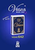VEGAS-642 Plastik Oyun Kartı - (Black Jack, 21, Var var, Poker Plastik Oyun Kağıdı) Tek deste