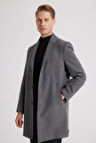 Ds Damat Regular Fit Antrasit Palto 5HF08ORT10000