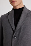Ds Damat Regular Fit Antrasit Palto 5HF08ORT10000
