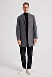 Ds Damat Regular Fit Antrasit Palto 5HF08ORT10000