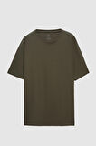D'S Damat Comfort Haki %100 Pamuk T-Shirt 6HC14ORT02006