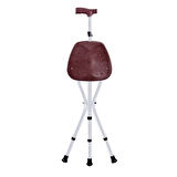 Medikaltec  DM-74 Oturaklı Baston (Yüksekliği Ayarlanır)