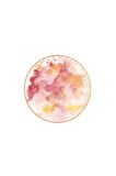 Porland Cosmos Desen Düz Tabak 24cm 04ALM006663