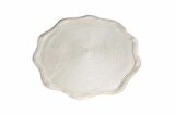 Porland Priya 38 cm Yuvarlak Krem Silinebilir Örme Amerikan Servis Takımı Tek Kişilik
