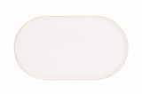 Porland Chopin Altın Serisi 32cm Oval Kayık Tabak