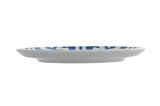 Porland Morocco Desen 2 Mavi Düz tabak 17 Cm