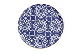 Porland Morocco Desen 7 Mor Düz Tabak 24 Cm