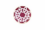 Porland Morocco Desen5 Fuşya Ergonomik Çay Tabağı 12cm