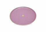 Porland Glamorous Serisi 20cm Düz Tabak Pembe