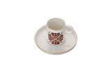 Porland Arabesque Desen6 Kahve Takımı 12 Parça 04ALM006540