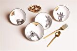 Porland Wild Life 4 Lü Kase Takımı 10 Cm