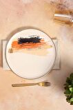 Porland Dash Düz Pasta Tabağı 21cm 04ALM007906