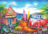Art Puzzle Sörf Kampı 260 Parça Puzzle