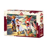 Art Hayvanlar 500 Parça Çocuk Puzzle