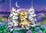 Art Hayvanlar 500 Parça Yetişkin Puzzle
