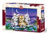 Art Hayvanlar 500 Parça Yetişkin Puzzle