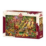Art Hayvanlar 1000 Parça Yetişkin Puzzle