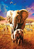 Art Hayvanlar 1000 Parça Yetişkin Puzzle